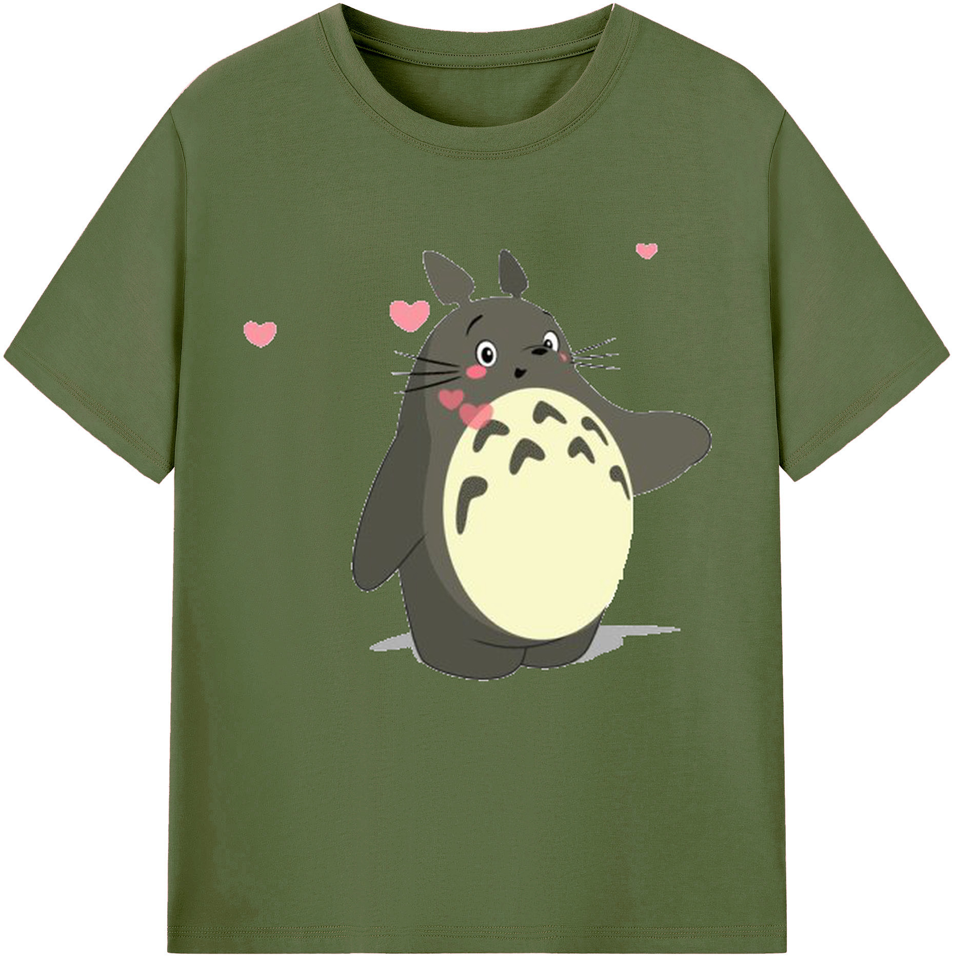 （画像用） となりのトトロ 草壁メイ 草壁サツキ My Neighbor Totoro Satsuki Kusakabe Mei Kusakabe 綿100％半袖Tシャツ（フロントプリント）